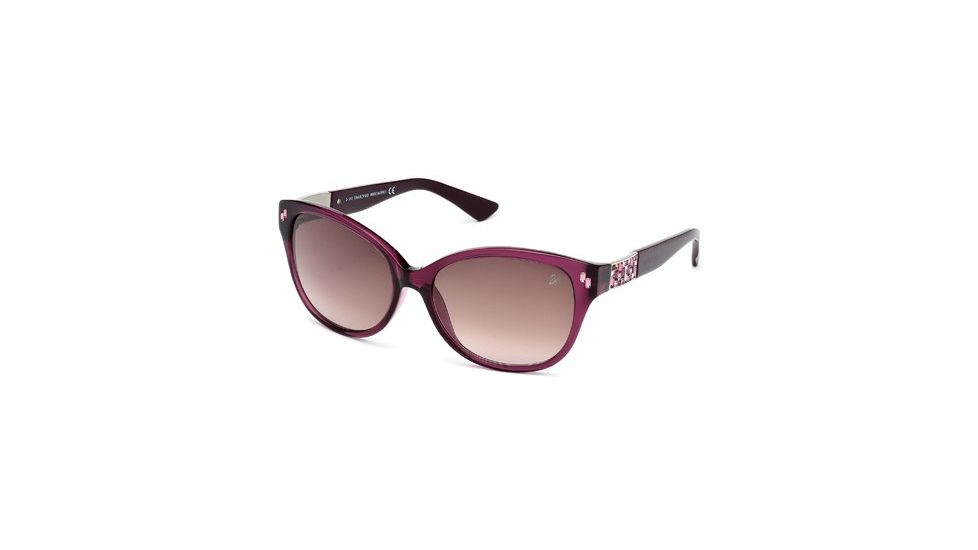 Swarovski SK0036 Sunglasses - Violet Frame Color, Gradient / Mirror Violet Lens Color