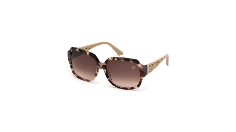 Swarovski SK0054 Sunglasses - Havana Frame Color