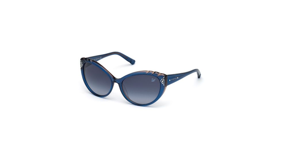 Swarovski SK0055 Sunglasses - Blue Frame Color