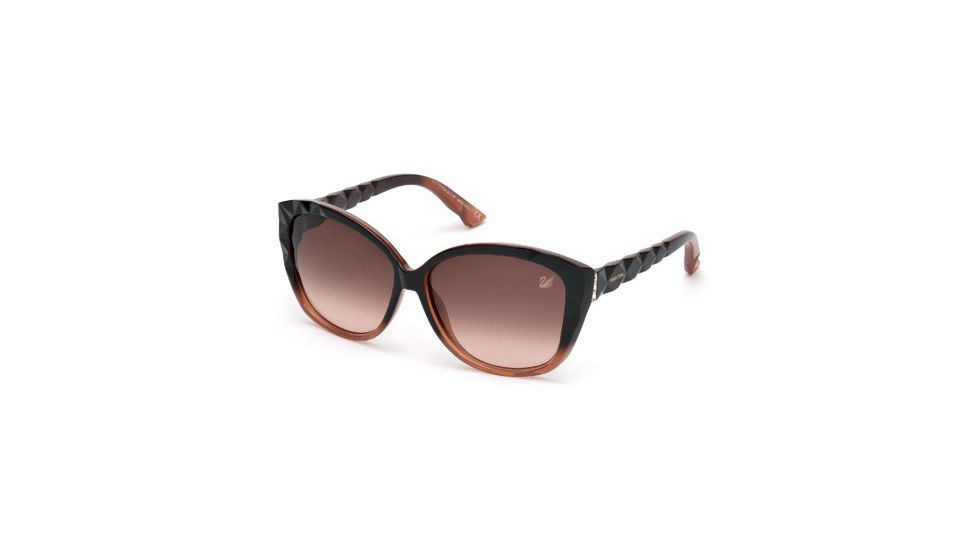 Swarovski SK0058 Sunglasses - Shiny Red Frame Color
