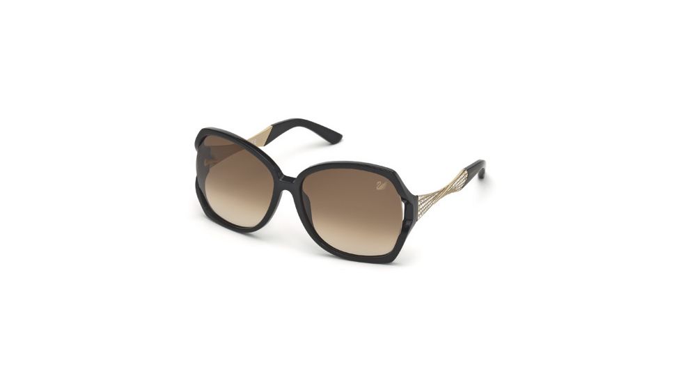 Swarovski SK0065 Sunglasses - Shiny Black Frame Color