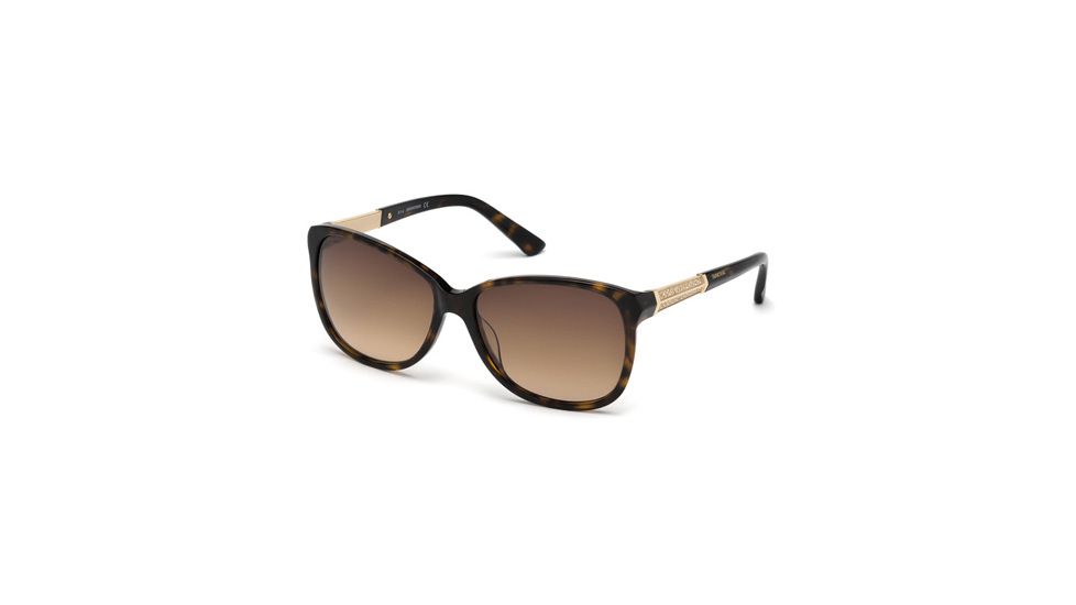 Swarovski SK0083 Sunglasses - Dark Havana Frame Color