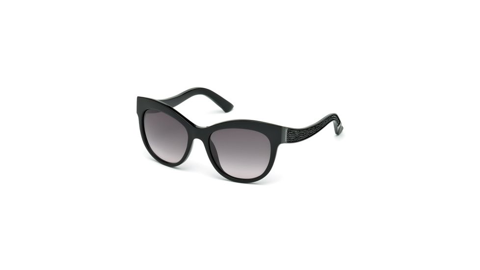 Swarovski SK0110 Sunglasses - Shiny Black Frame Color