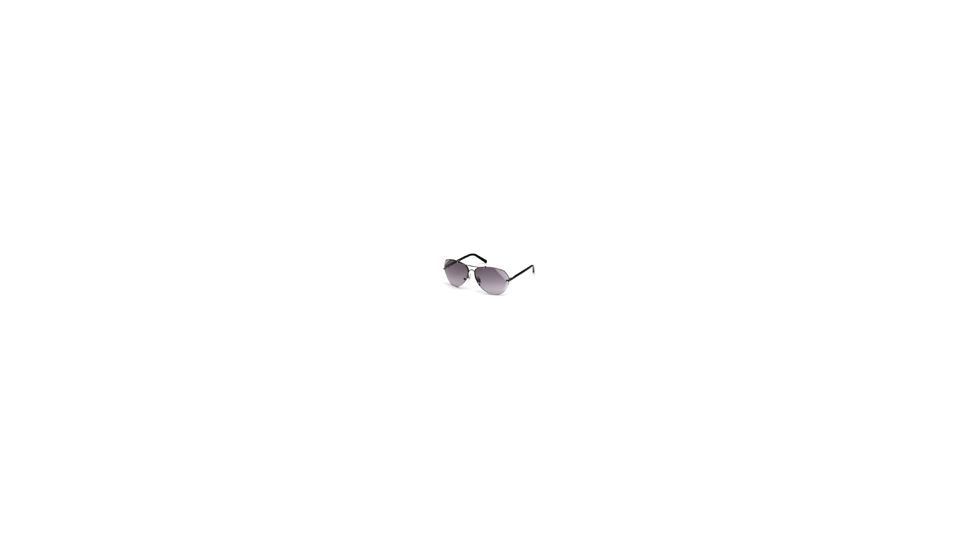 Swarovski SK0134 Sunglasses - Shiny Gun Metal Frame Color, Gradient Smoke Lens Color