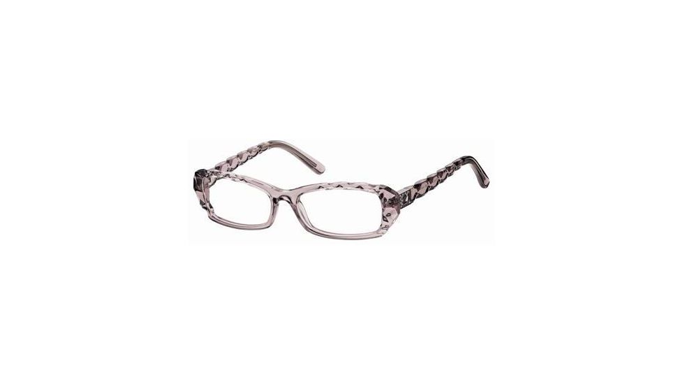 Swarovski SK5007 Eyeglass Frames - Shiny Light Blue Frame Color