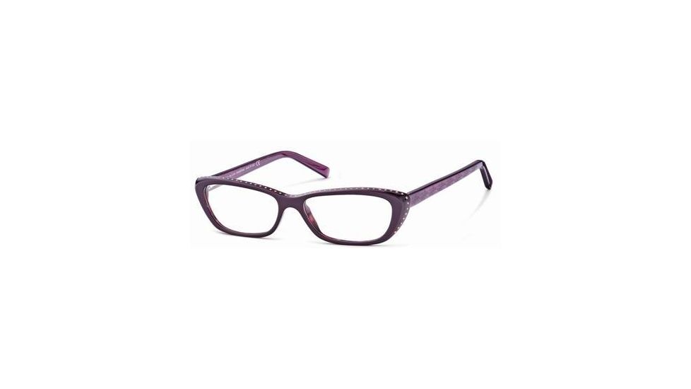 Swarovski SK5013 Eyeglass Frames - Shiny Violet Frame Color