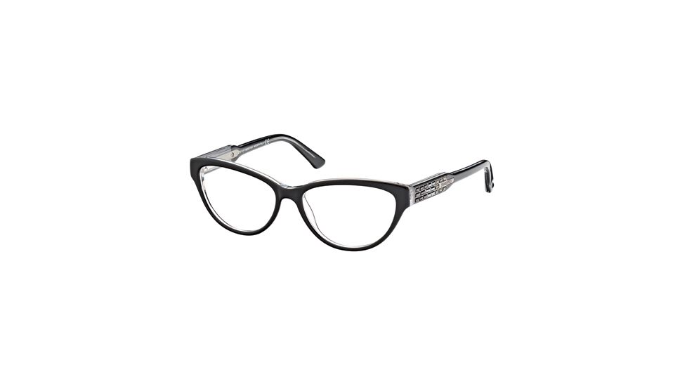Swarovski SK5034 Eyeglass Frames - Black/Crystal Frame Color