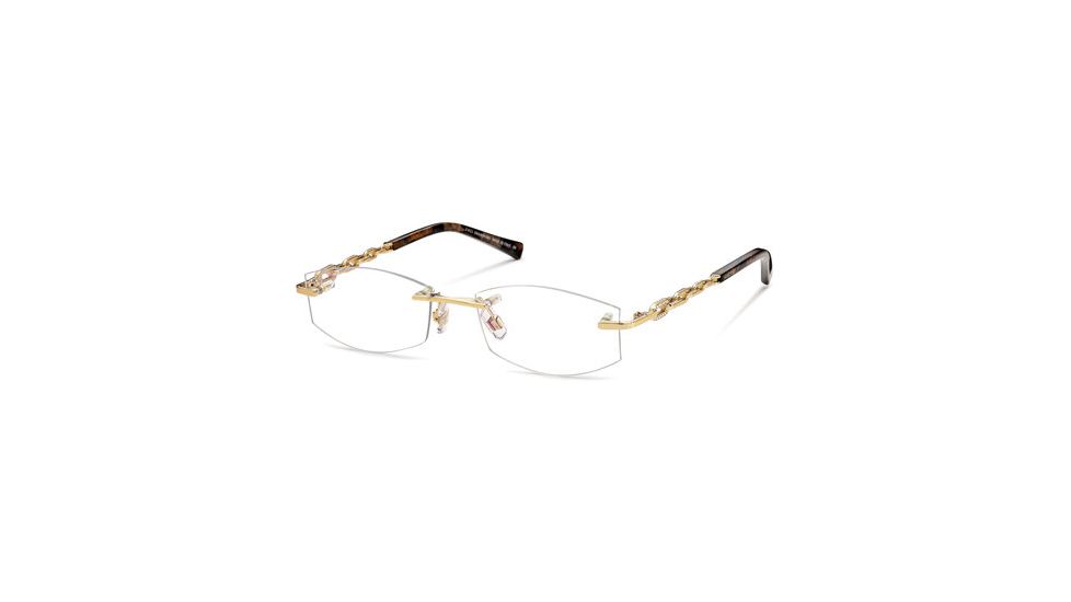 Swarovski SK5042 Eyeglass Frames - Shiny Rose Gold Frame Color