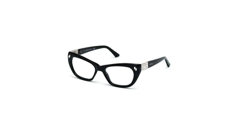 Swarovski SK5076 Eyeglass Frames - Shiny Black Frame Color