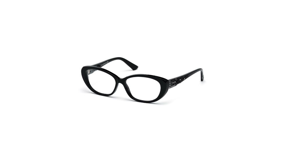 Swarovski SK5083 Eyeglass Frames - Shiny Black Frame Color