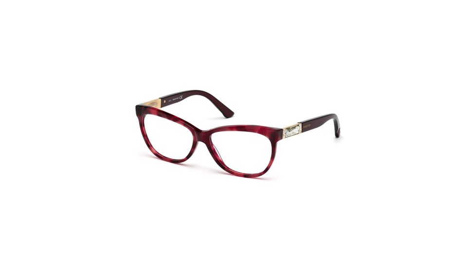 Swarovski SK5091 Eyeglass Frames - Havana Frame Color
