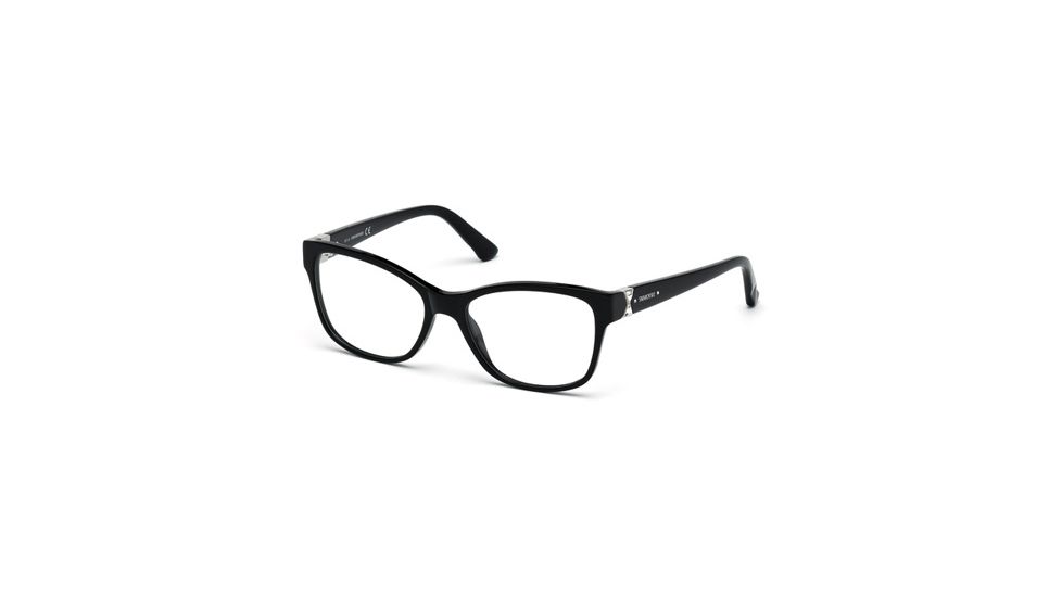 Swarovski SK5115 Eyeglass Frames - Shiny Black Frame Color