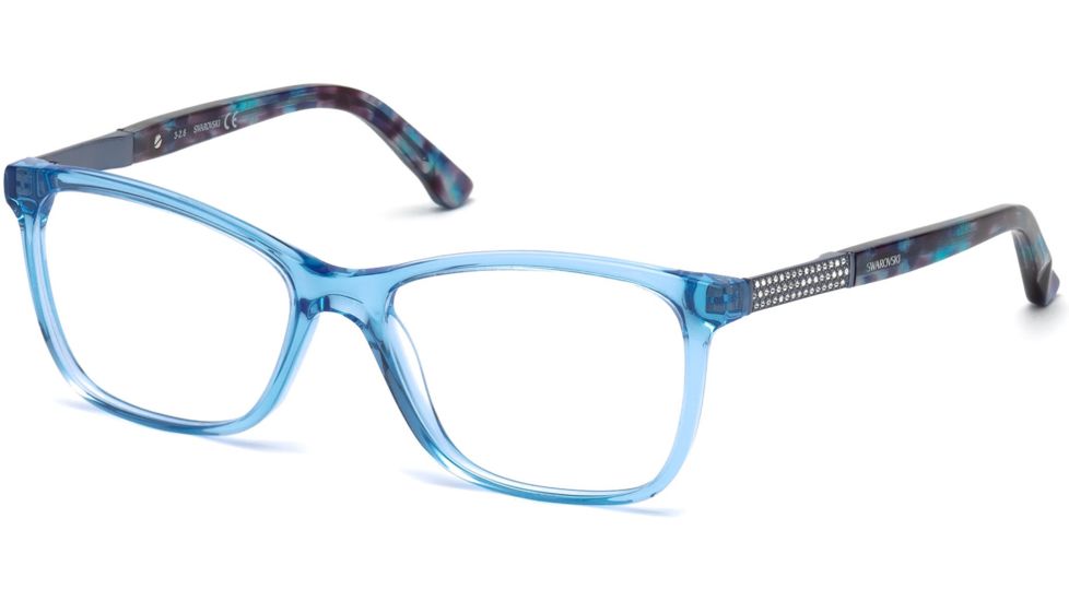 Swarovski SK5117 Eyeglass Frames - Light Blue Frame Color