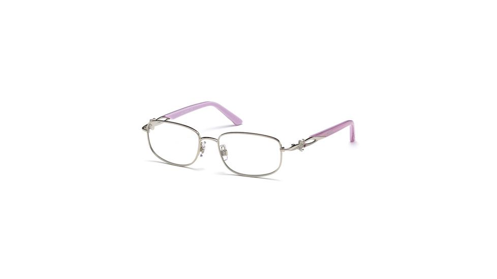 Swarovski SK5126 Eyeglass Frames - Shiny Palladium Frame Color, Gradient Smoke Lens Color
