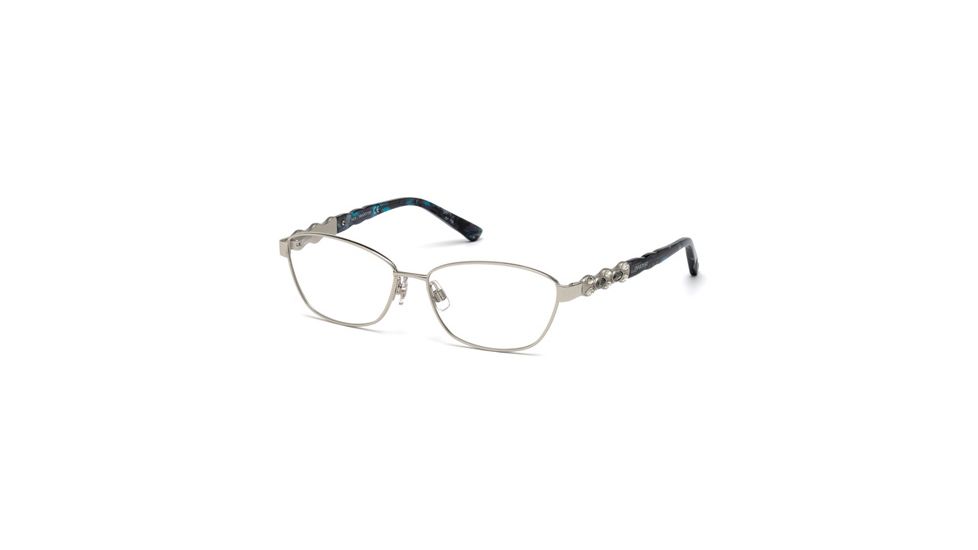 Swarovski SK5134 Eyeglass Frames - Shiny Palladium Frame Color
