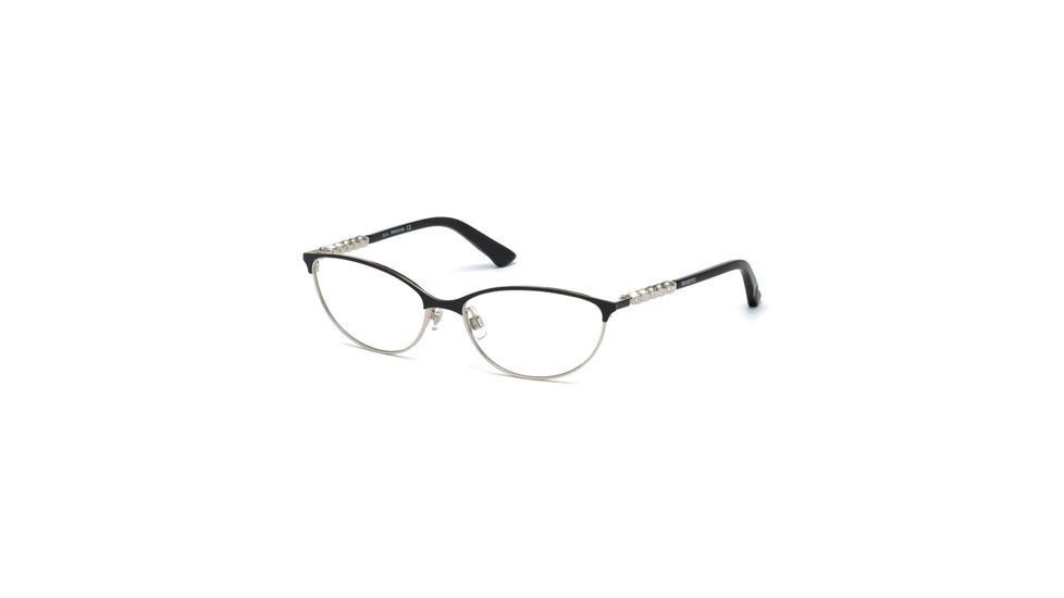 Swarovski SK5139 Eyeglass Frames - Shiny Black Frame Color