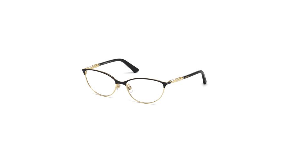 Swarovski SK5139 Eyeglass Frames - Shiny Black Frame Color