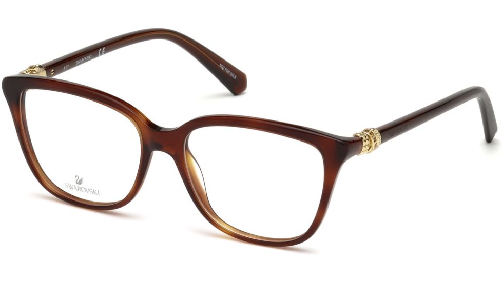 Swarovski SK5242 Eyeglass Frames - Dark Havana Frame Color, Dark Havana Lens Color