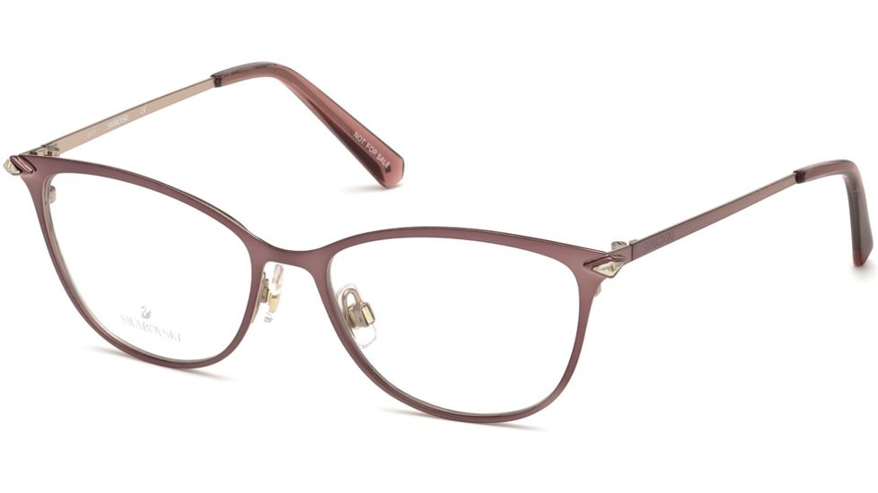 Swarovski SK5246 Eyeglass Frames - Shiny Pink Frame Color