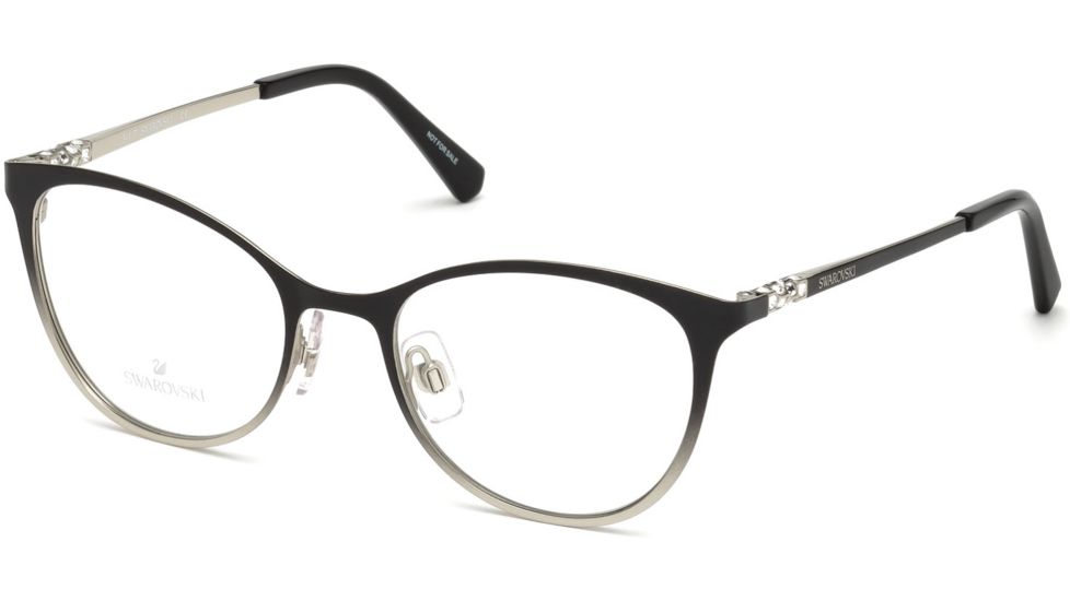 Swarovski SK5248 Eyeglass Frames - Shiny Black Frame Color