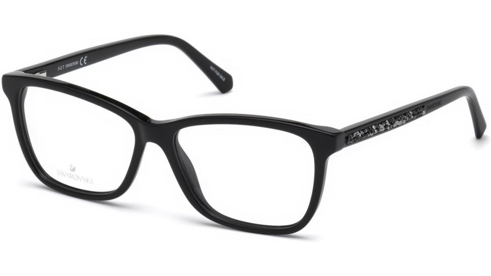 Swarovski SK5265 Eyeglass Frames - Shiny Black Frame Color