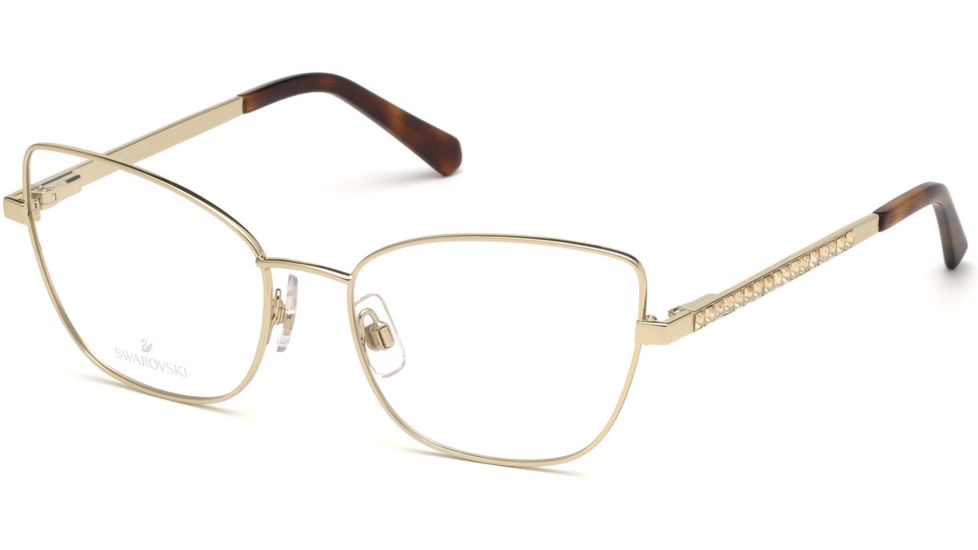 Swarovski SK5287 Eyeglass Frames - Gold Frame Color