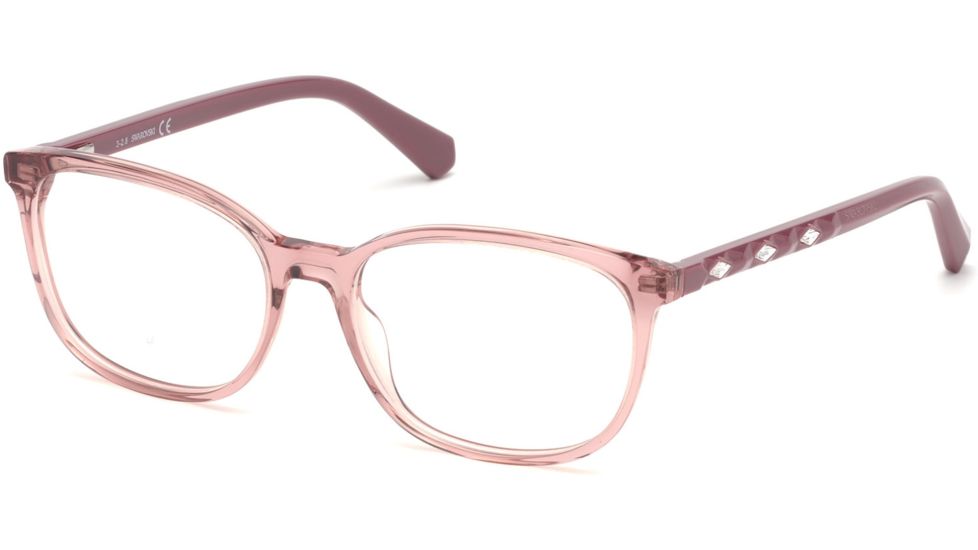 Swarovski SK5300 Eyeglass Frames - Shiny Pink Frame Color