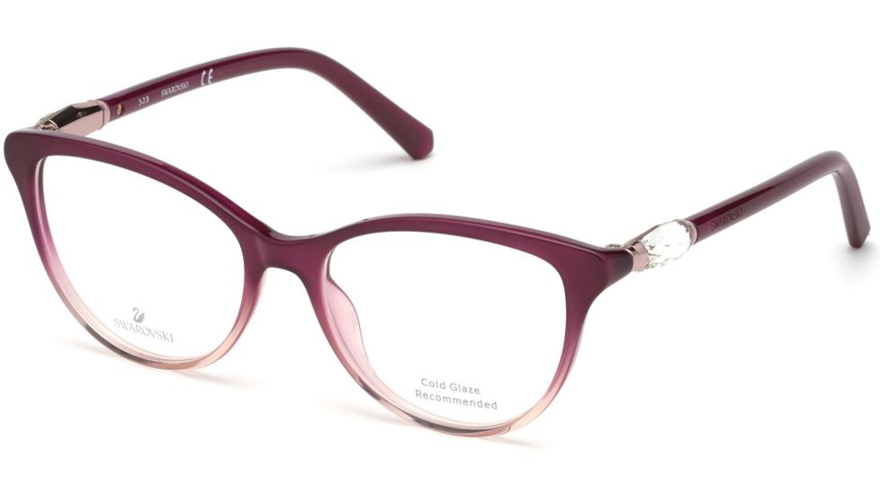 Swarovski SK5311 Eyeglass Frames - Bordeaux Frame Color