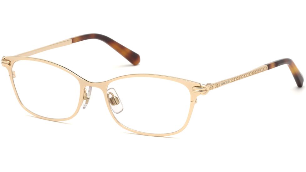 Swarovski SK5318 Eyeglass Frames - Gold Frame Color, Gold Lens Color