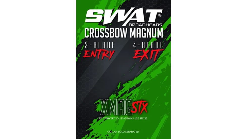 SWAT Broadheads XMAG STX Crossbow Broadheads