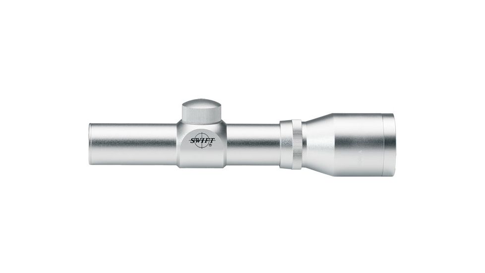 Swift 2x20 Quadraplex Reticle Fogproof Pistol Scope, Silver 663S 