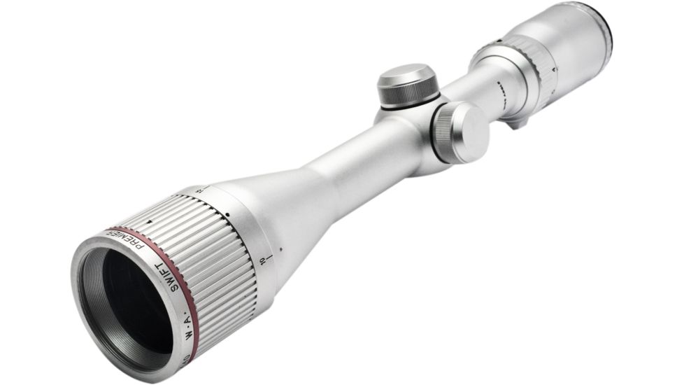 Swift 4-12x40mm Adjustable Objective Lens Quadraplex Premier Rifle Scope, Silver 676S