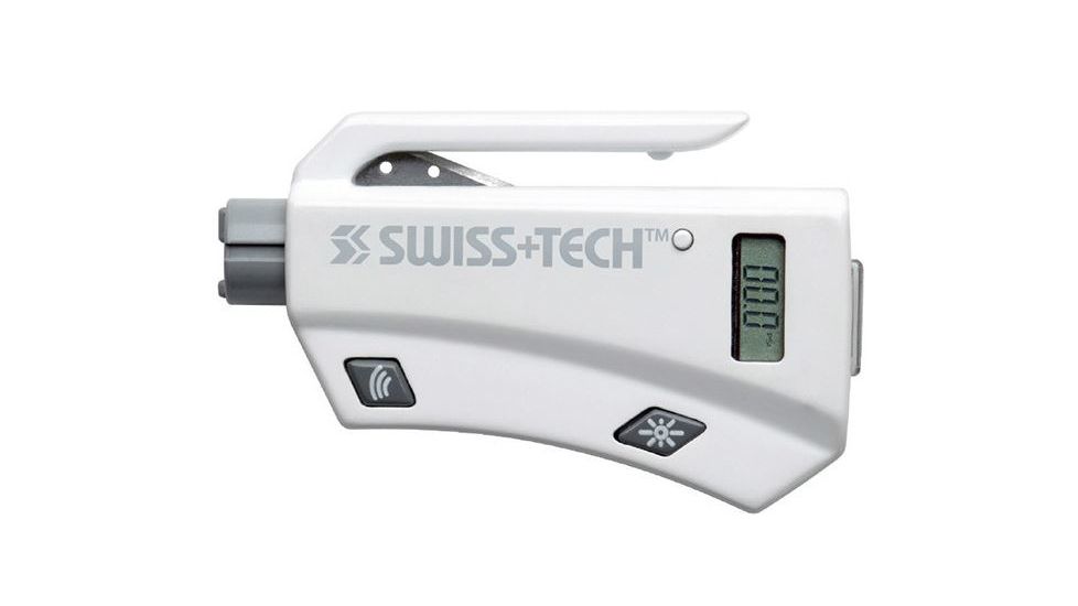 SwissTech BodyGard XL7 7-in-1 Multi-Tool, White/Gray ABS BGCBWH-PS