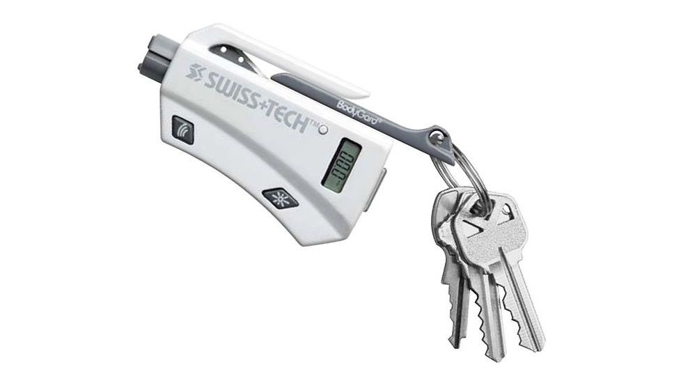 SwissTech BodyGard XL7 7-in-1 Multi-Tool, White/Gray ABS BGCBWH-PS
