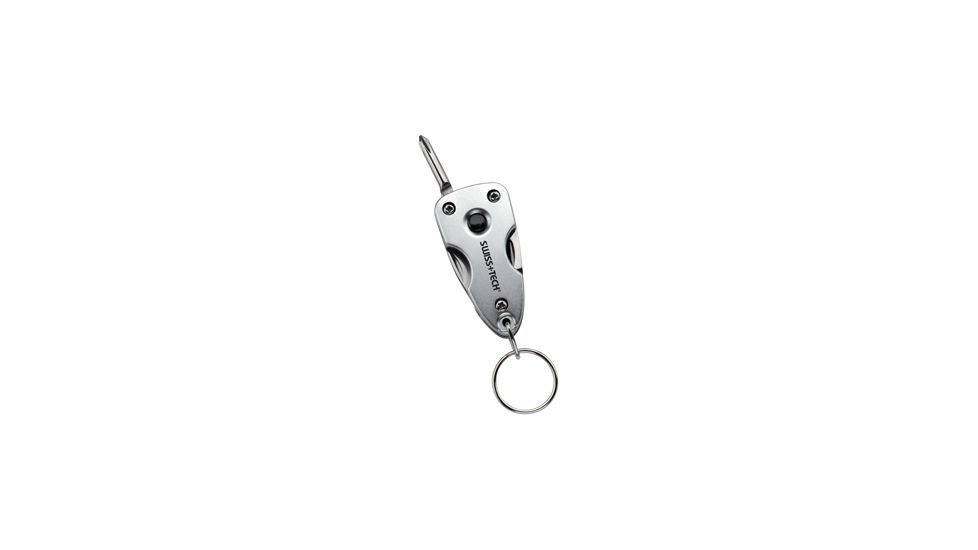 SwissTech Key Ring Multi-Tool 7-in-1, Silver STT60300
