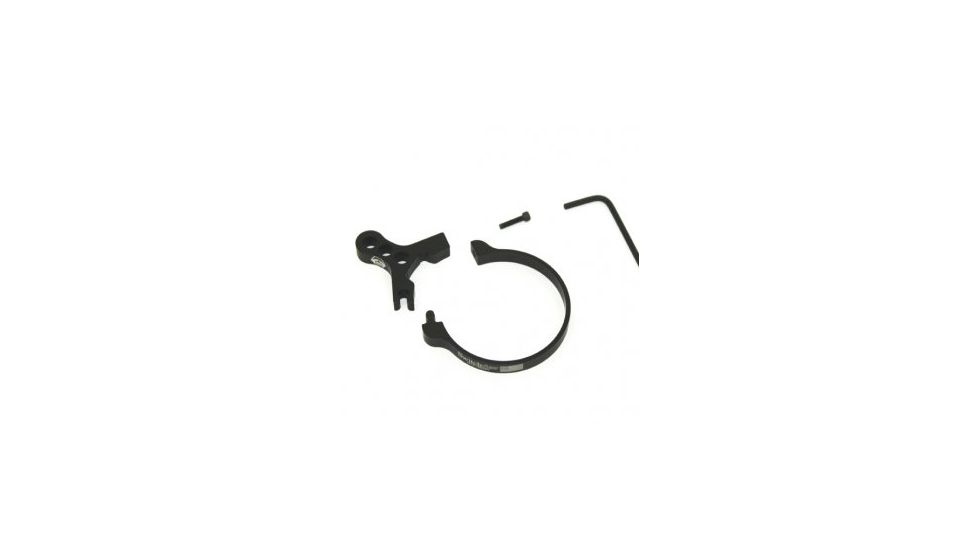 Switchview Magnification Adjustment Throw Lever, Anodized Flat Black, 1613-1655SV, EDEMO4
