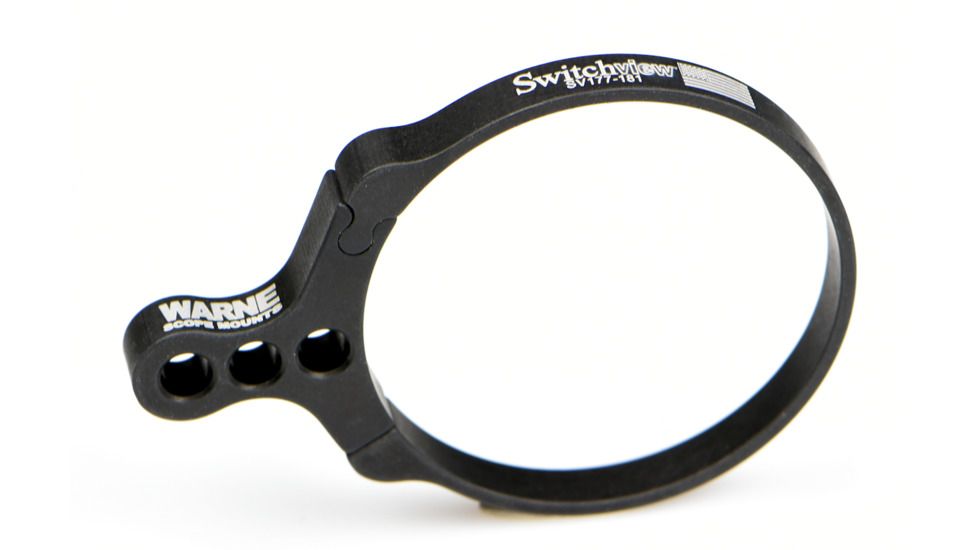 Switchview Magnification Adjustment Throw Lever, Anodized Flat Black, 177-181SV