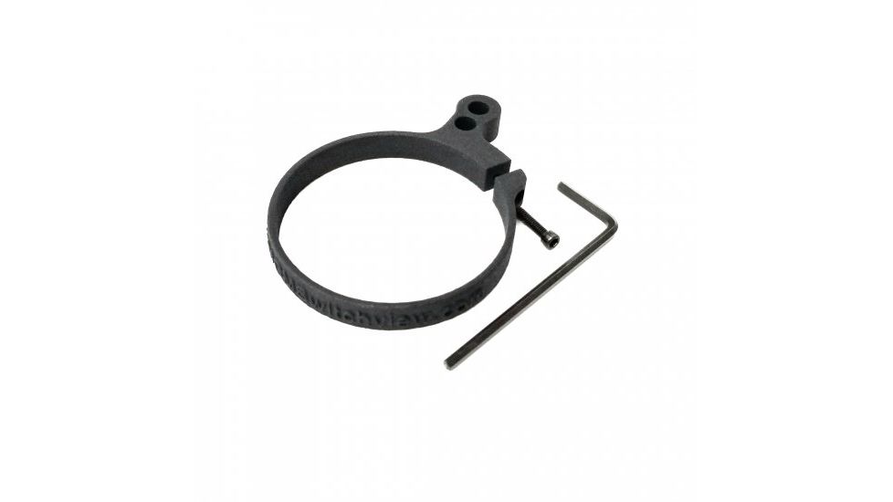 Switchview Sportsmans Magnification Adjustment Throw Lever, Anodized Flat Black, 1613-1655N