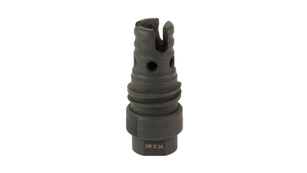Sylvan Arms 30 Caliber Muzzle Device Long, 5/8x24, Black, SA30QDL