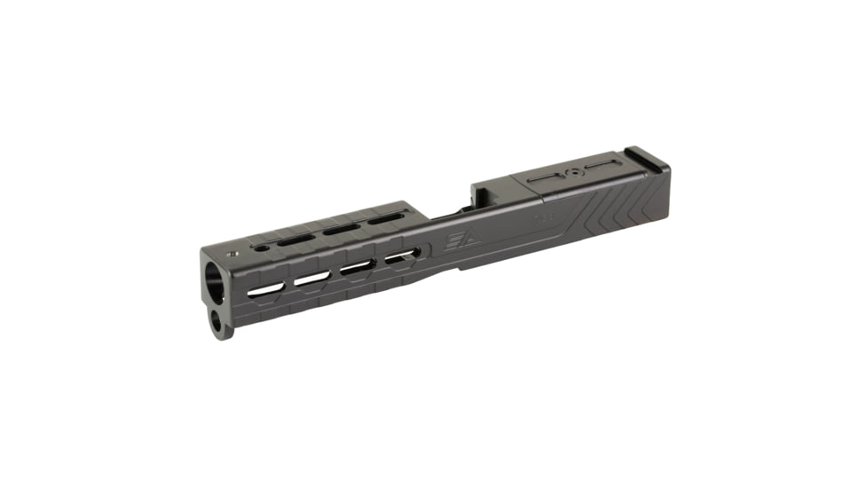 Sylvan Arms Custom Slide, Trijicon RMR Slide Cut, For Glock 17 GEN3, DLC Finish, Black, Includes Slide Internals, RMR Cover/Adapter Plate, RMR Locating Pins and Plate Screws GL17G3PK