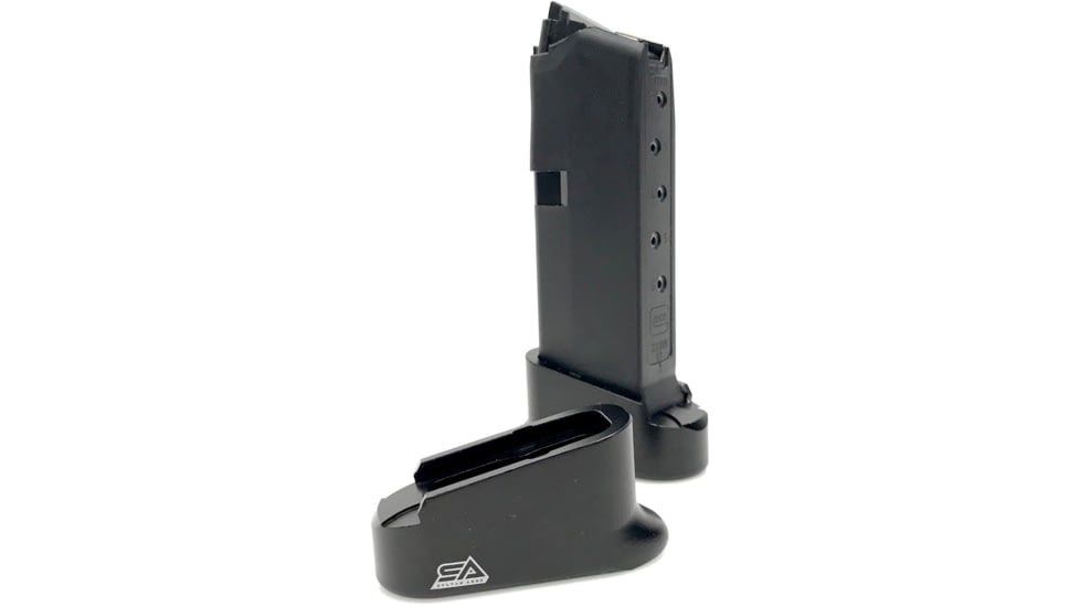 Sylvan Arms GLOCK 43+2 Magazine Extension, Black, GLP432