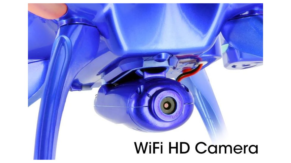 Syma X5SW 2.4Ghz 4CH 6-Axis Gyro RC Drone w/2MP HD Camera, Blue 61287