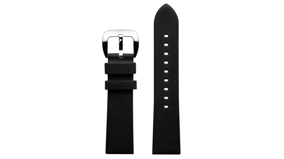 Szanto Automatic Officer Watches, Ivory Dial, Black Strap, Steel, One Size, SZ 6305E