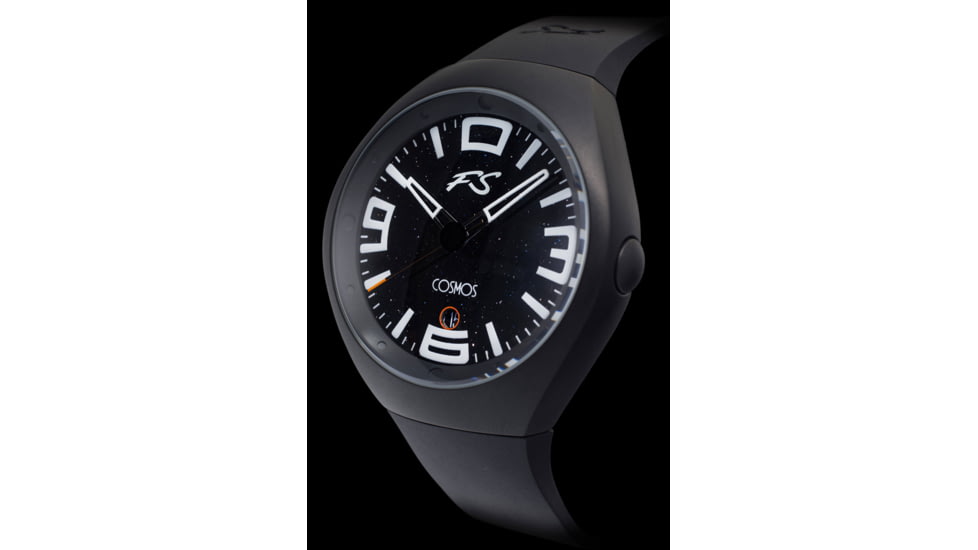 Szanto Icon Frank Stephenson Cosmos Watches, Black Dial, Black Strap, Black, One Size, IC-FS-9001