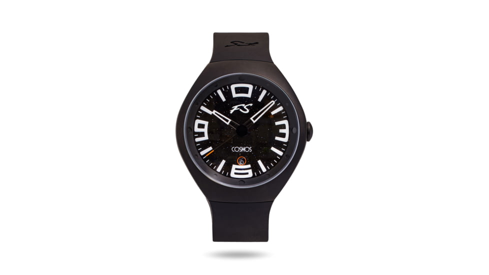 Szanto Icon Frank Stephenson Cosmos Watches, Black Dial, Black Strap, Black, One Size, IC-FS-9001