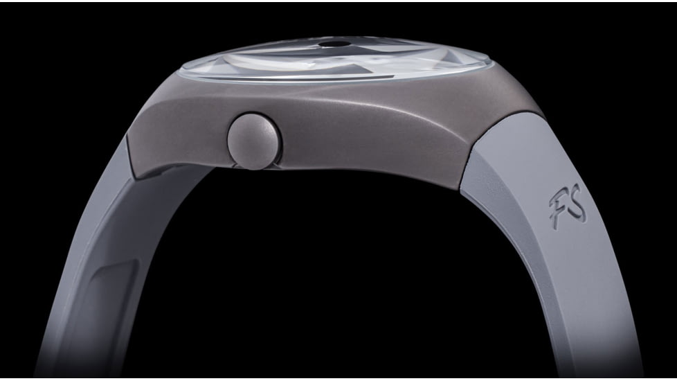 Szanto Icon Frank Stephenson Cosmos Watches, Black Dial, Gray Strap, GRAY, One Size, IC-FS-9002