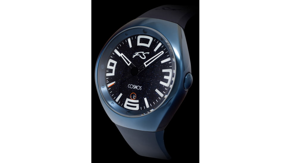 Szanto Icon Frank Stephenson Cosmos Watches, Blue Dial, Blue Strap, BLUE, One Size, IC-FS-9003