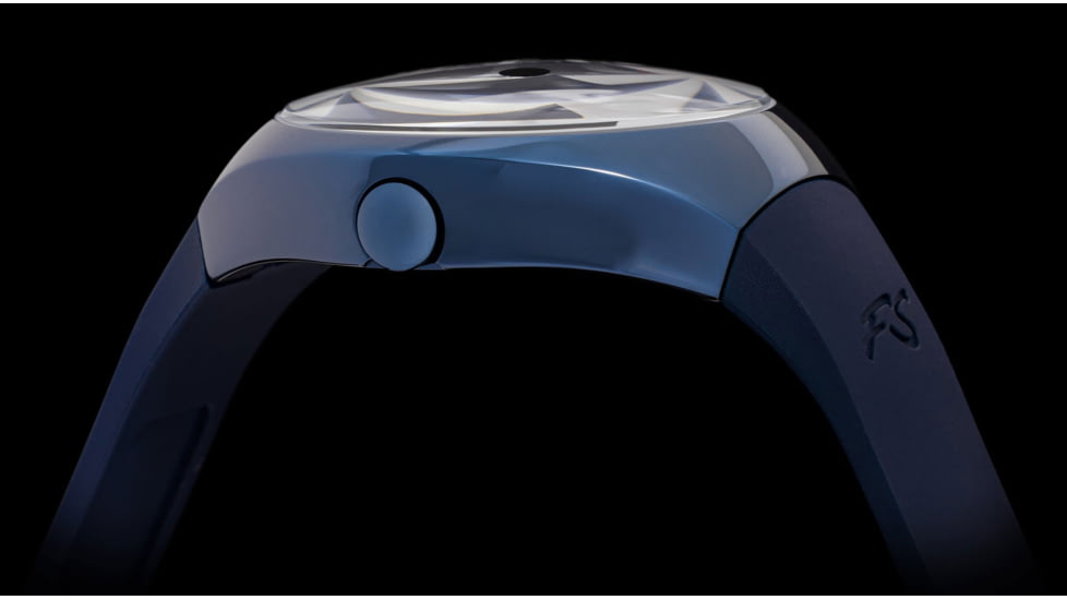 Szanto Icon Frank Stephenson Cosmos Watches, Blue Dial, Blue Strap, BLUE, One Size, IC-FS-9003