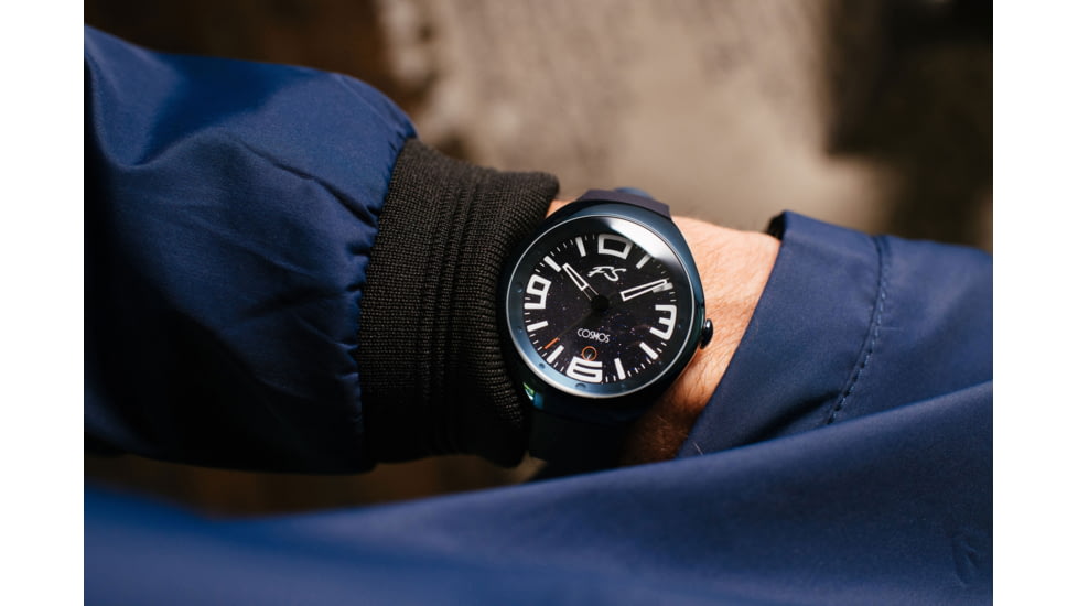 Szanto Icon Frank Stephenson Cosmos Watches, Blue Dial, Blue Strap, BLUE, One Size, IC-FS-9003