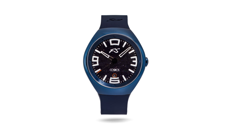 Szanto Icon Frank Stephenson Cosmos Watches, Blue Dial, Blue Strap, BLUE, One Size, IC-FS-9003